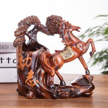 尤布乐马笔筒摆件 教师节与商务礼品的精致之选