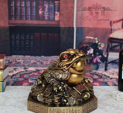 招财金蟾 三足灵物，聚财纳福的艺术摆件
