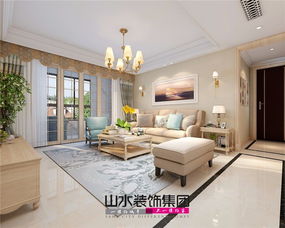 宝能城135平米简欧风雅居 融汇东西的室内外装饰设计艺术